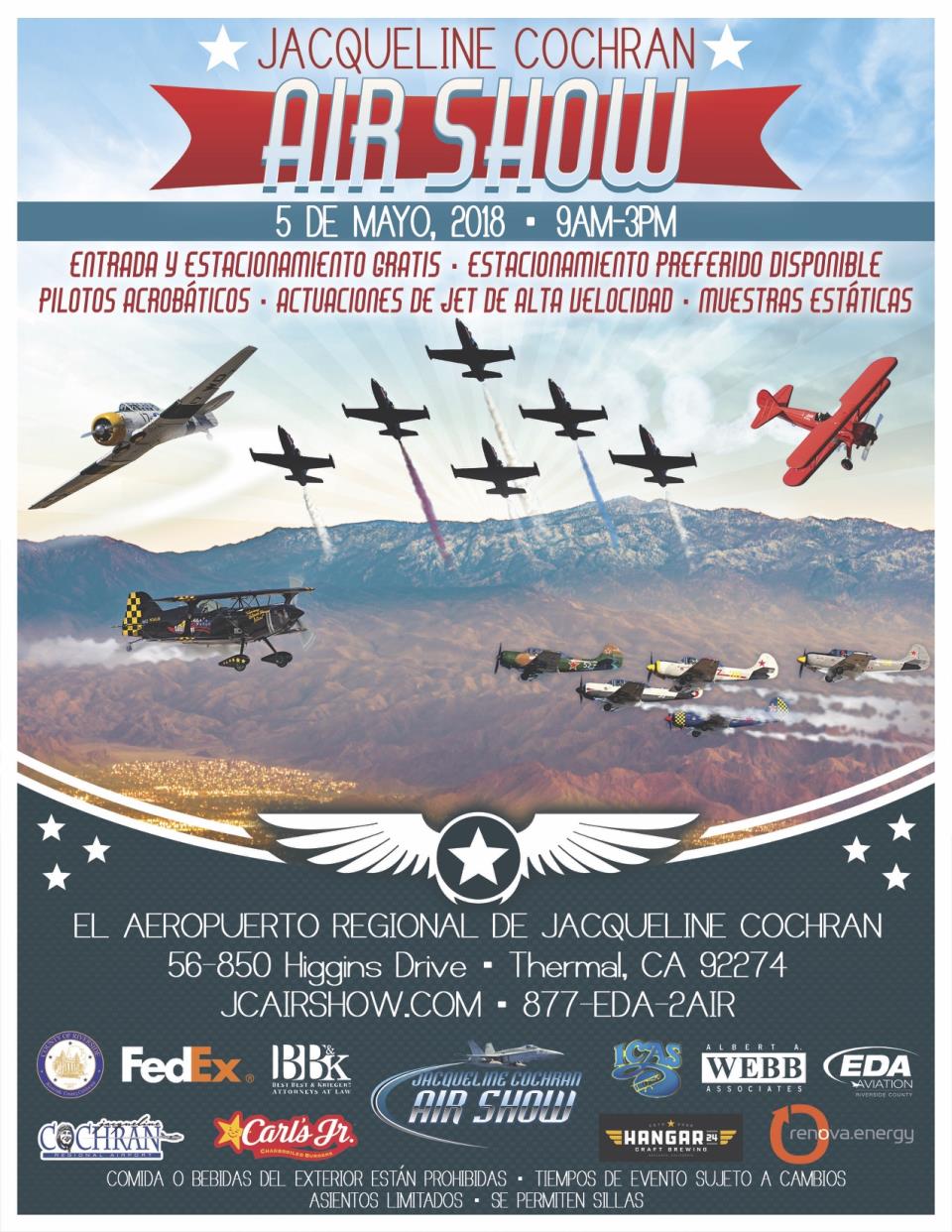 JCA Air Show Poster - Flyer_Spanish
