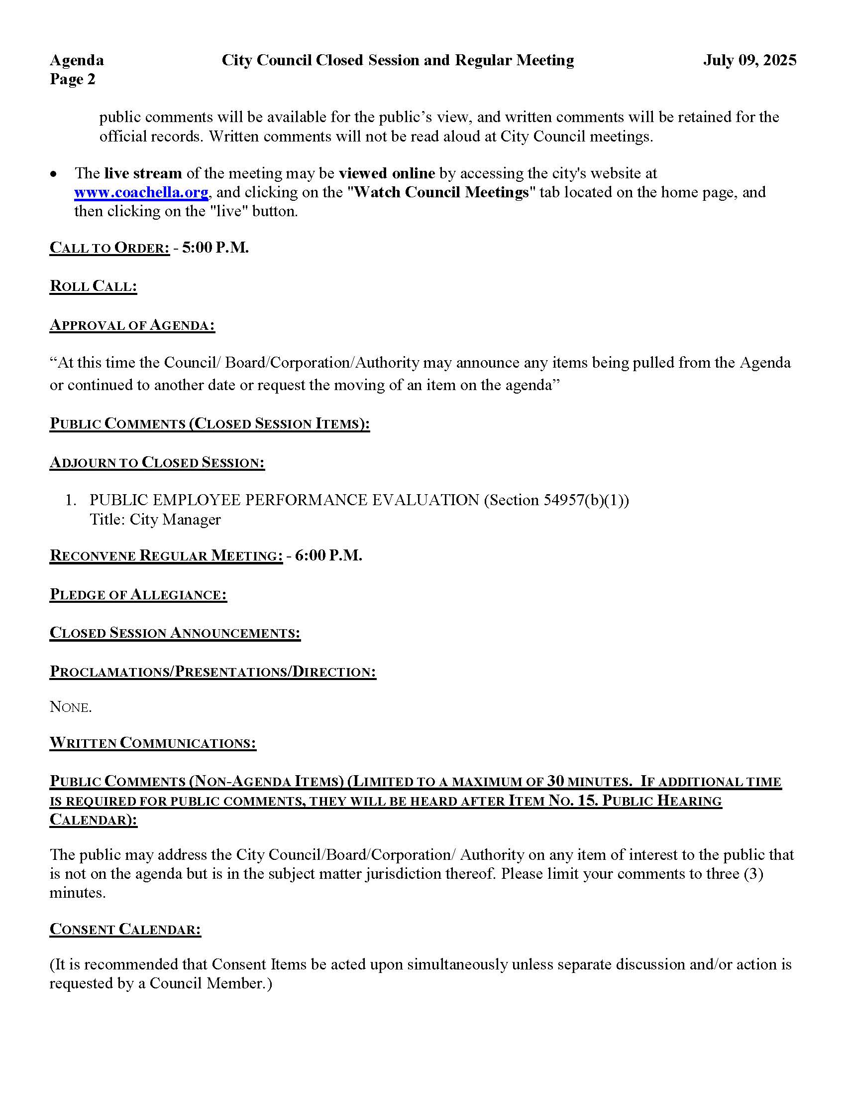 Agenda-City Council Closed Session and Regular Meeting-July 9 2025 6.00 PM_Page_2