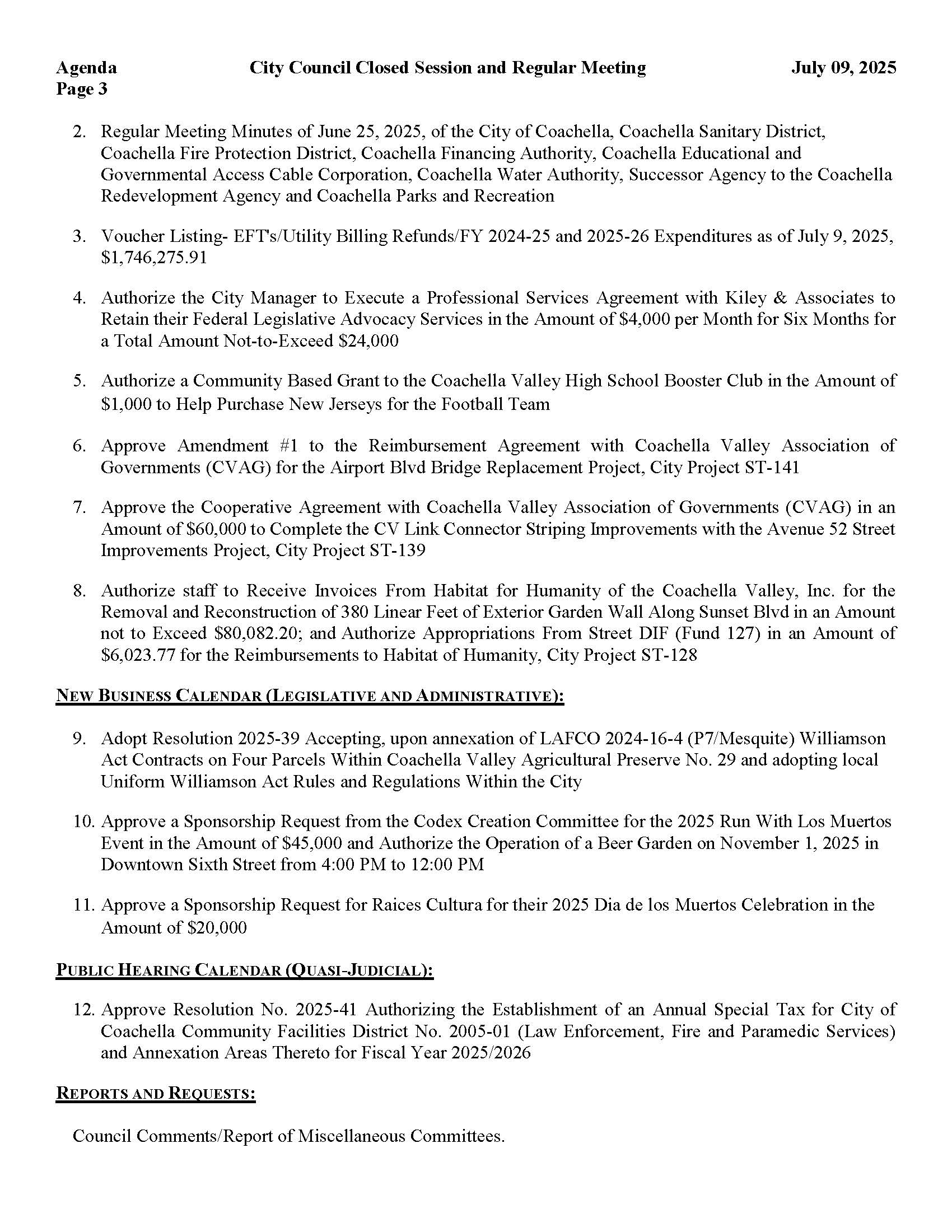 Agenda-City Council Closed Session and Regular Meeting-July 9 2025 6.00 PM_Page_3
