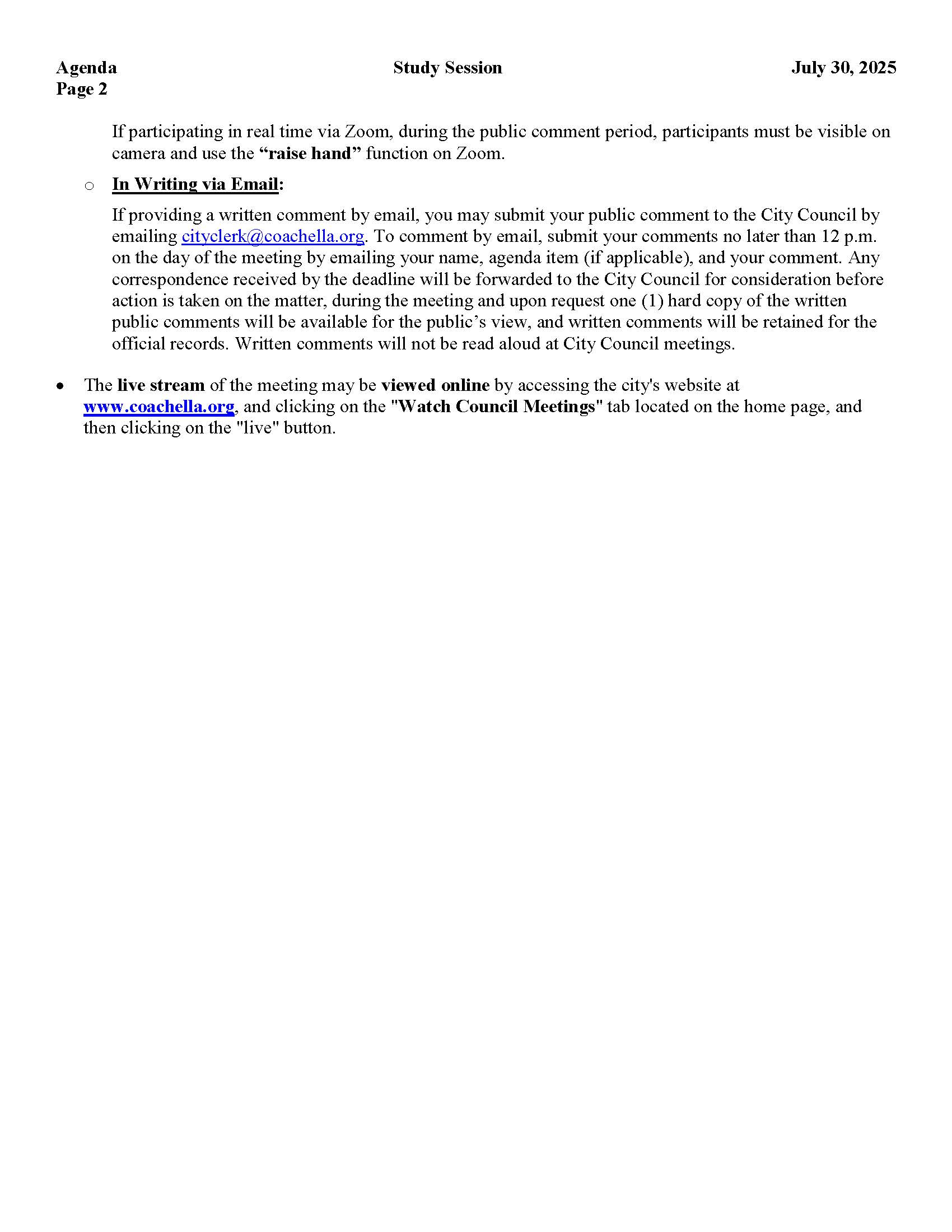 2025-07-30 City Council Study Session Agenda_Page_2