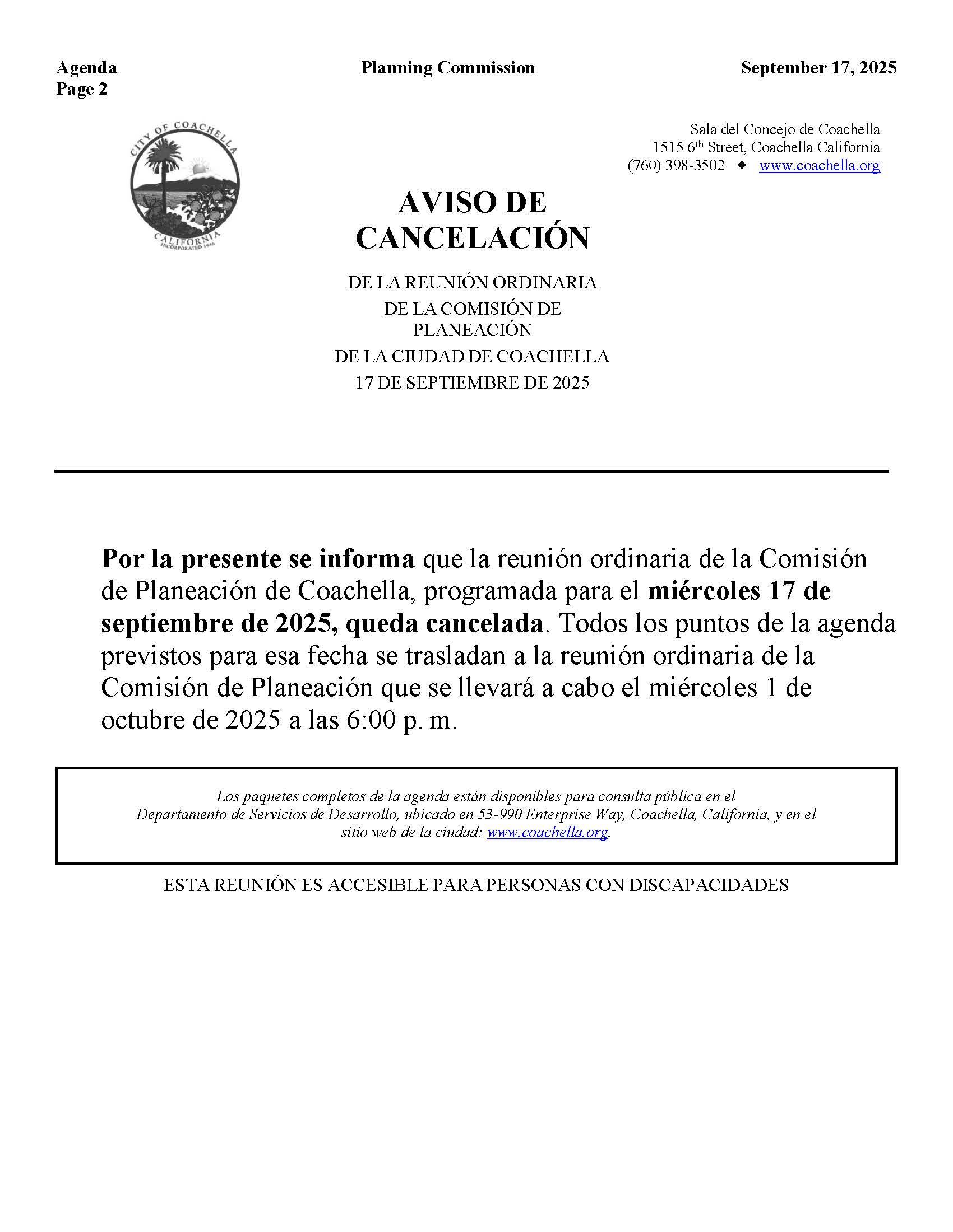 Agenda-CANCELLED - Planning Commission Meeting-September 17, 2025 6.00 PM_Page_2