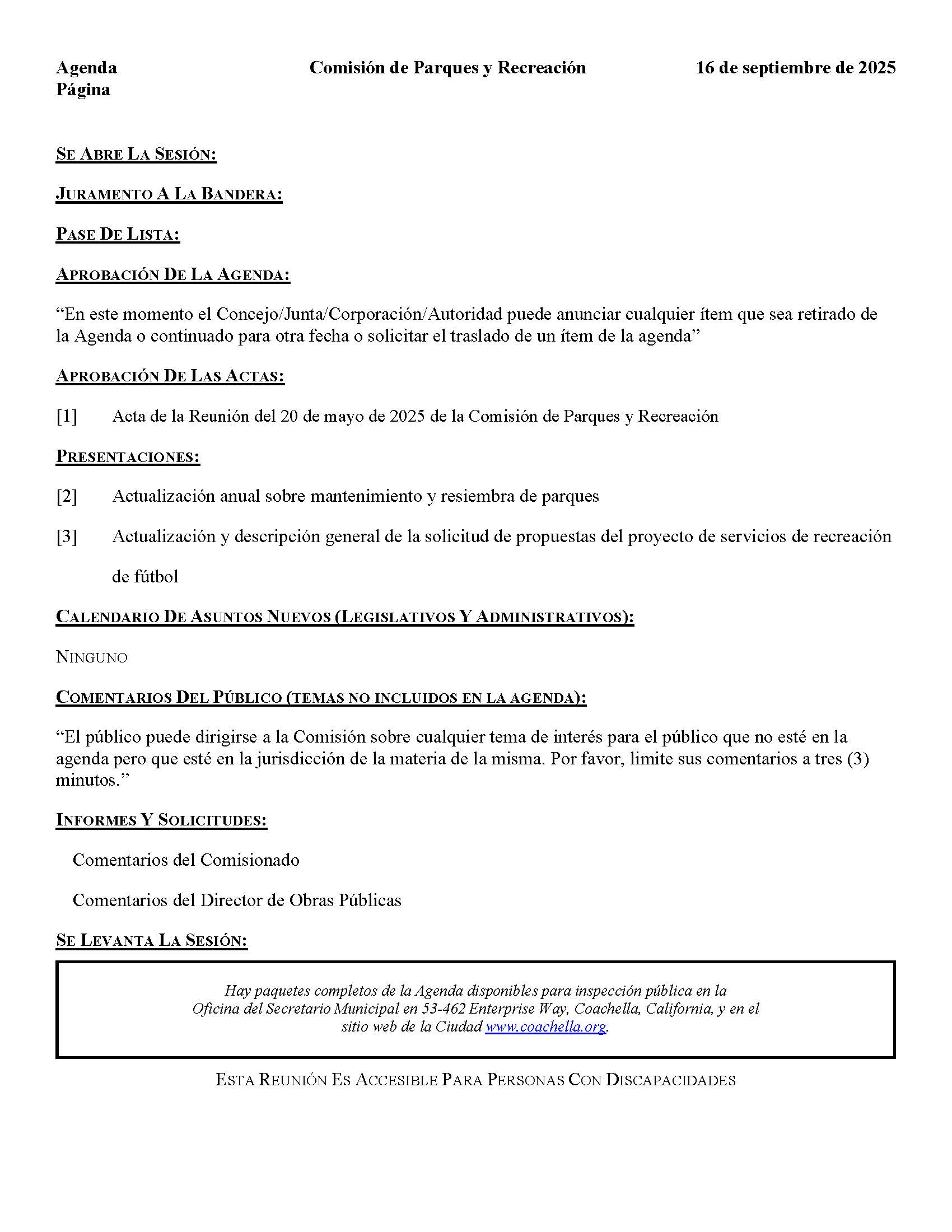 9.16.2025 Parks and Recreation Commission Meeting Agenda SPA_Page_2
