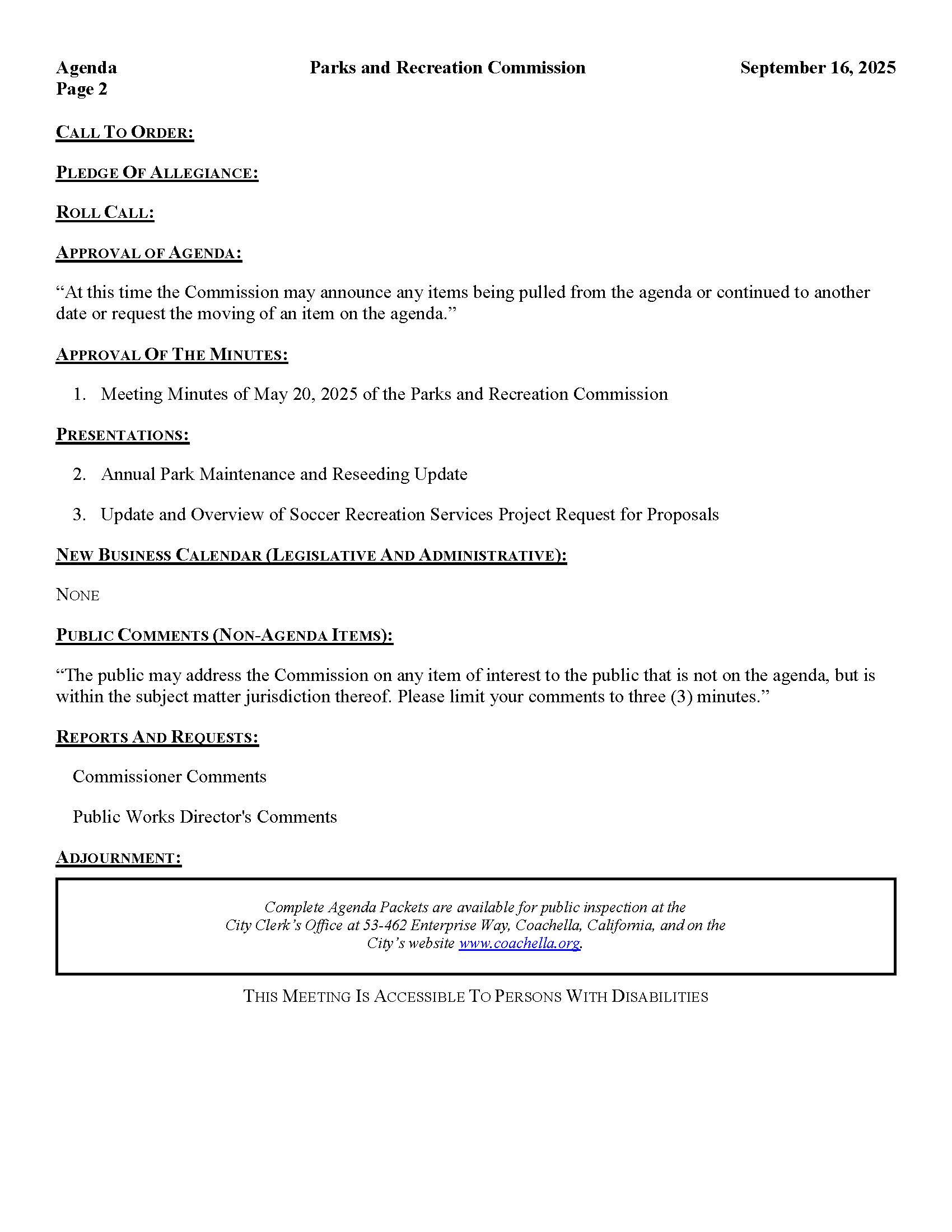 09.16.2025 Parks and Recreation Commission Agenda_Page_2