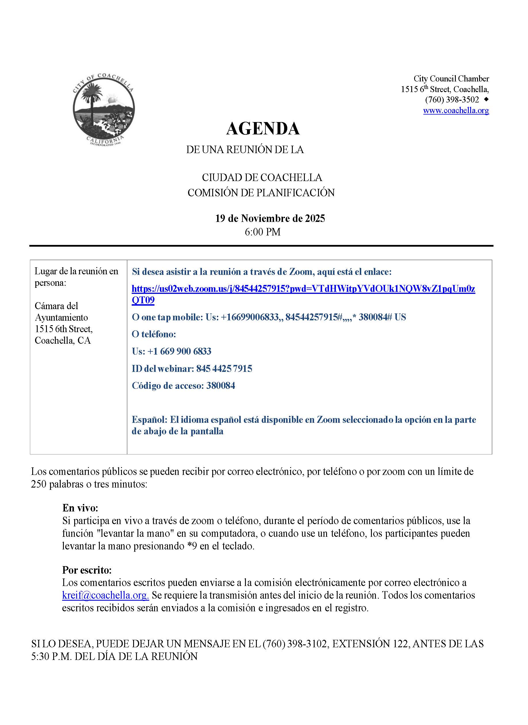 11-19-2025 Spanish Planning Commission Agenda__Page_1